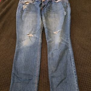 Old Navy Classic Blue Straight Leg Jeans